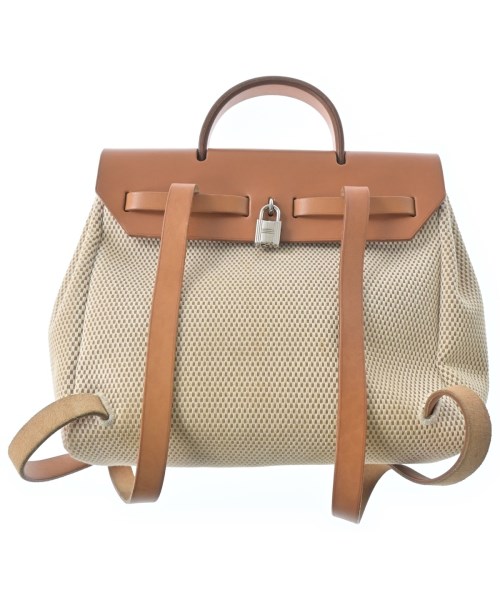 HERMES（エルメス）バックパック・リュック ベージュ サイズ:PM レディース/2200724126088
