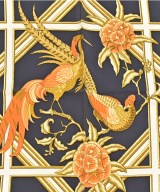HERMES（エルメス）バンダナ・スカーフ 紺 サイズ:90 レディース/2200724126446