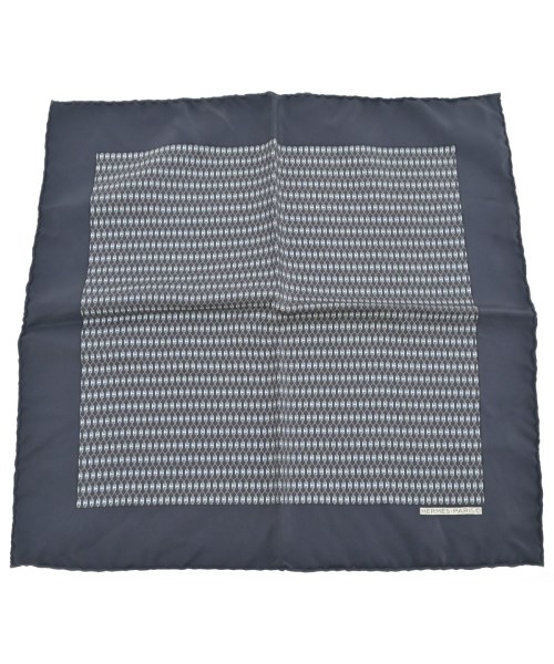 HERMES（エルメス）バンダナ・スカーフ グレー サイズ:45 レディース/2200724274093