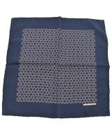 HERMES（エルメス）バンダナ・スカーフ 紺 サイズ:45 レディース/2200724274109