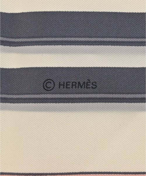 HERMES（エルメス）バンダナ・スカーフ 白 サイズ:90 レディース/2200724274123