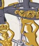 HERMES（エルメス）バンダナ・スカーフ 白 サイズ:90 レディース/2200724274123