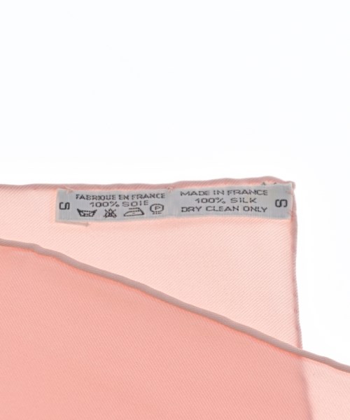 HERMES（エルメス）バンダナ・スカーフ ピンク サイズ:90 レディース/2200724274130