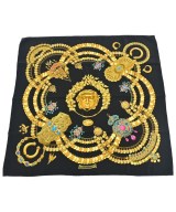 HERMES（エルメス）バンダナ・スカーフ 黒 サイズ:90 レディース/2200724274161