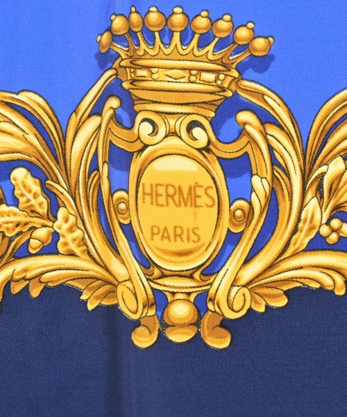 HERMES（エルメス）バンダナ・スカーフ 青 サイズ:90 レディース/2200724274178