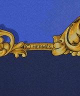 HERMES（エルメス）バンダナ・スカーフ 青 サイズ:90 レディース/2200724274178