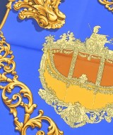 HERMES（エルメス）バンダナ・スカーフ 青 サイズ:90 レディース/2200724274178
