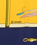HERMES（エルメス）バンダナ・スカーフ 黄 サイズ:90 レディース/2200724274208