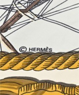 HERMES（エルメス）バンダナ・スカーフ 白 サイズ:90 レディース/2200724274222
