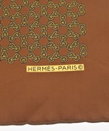 HERMES（エルメス）バンダナ・スカーフ 茶 サイズ:45 レディース/2200724274253