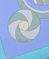 HERMES（エルメス）バンダナ・スカーフ 青 サイズ:90 レディース/2200724274277