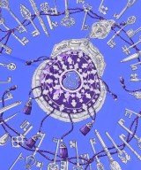 HERMES（エルメス）バンダナ・スカーフ 青 サイズ:90 レディース/2200724764068