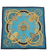 HERMES（エルメス）バンダナ・スカーフ 緑 サイズ:90 レディース/2200722144060