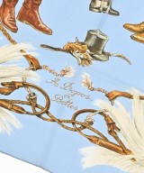 HERMES（エルメス）バンダナ・スカーフ 青 サイズ:90 レディース/2200726776069