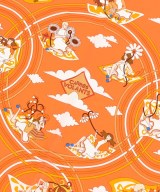 HERMES（エルメス）バンダナ・スカーフ オレンジ サイズ:70 レディース/2200726922022
