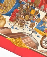 HERMES（エルメス）バンダナ・スカーフ 赤 サイズ:90 レディース/2200727745194