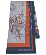 HERMES（エルメス）バンダナ・スカーフ グレー サイズ:140 レディース/2200728516014