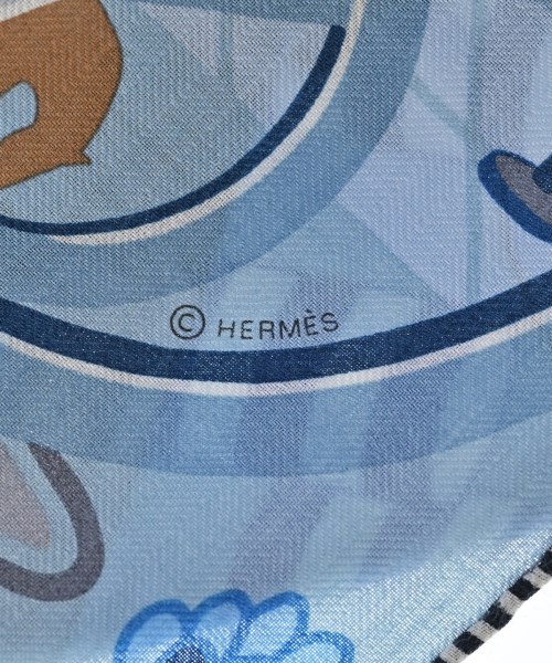 HERMES（エルメス）バンダナ・スカーフ 緑 サイズ:140 レディース/2200728516045