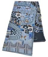 HERMES（エルメス）バンダナ・スカーフ 緑 サイズ:140 レディース/2200728516045