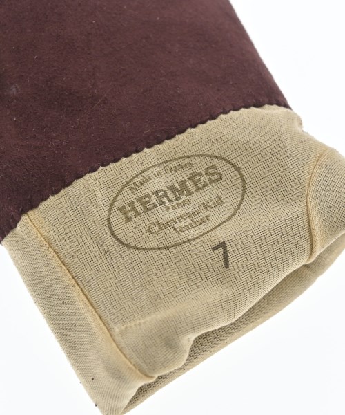 HERMES（エルメス）手袋 赤 サイズ:7 レディース/2200728653177