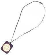 HERMES（エルメス）ネックレス 紫 サイズ:GM レディース/2200728986046