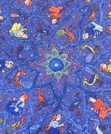 HERMES（エルメス）バンダナ・スカーフ 青 サイズ:140 レディース/2200683284010