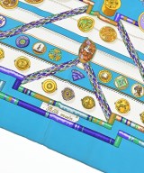 HERMES（エルメス）バンダナ・スカーフ 青 サイズ:90 レディース/2200684282091