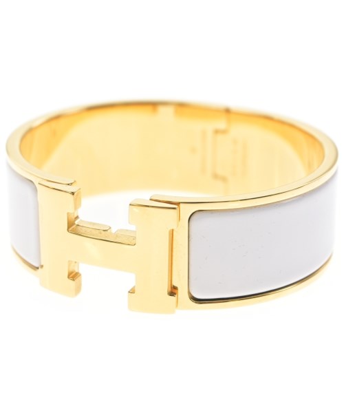 HERMES(エルメス)ブレスレット・バングル 白 サイズ:GM/2200684462387