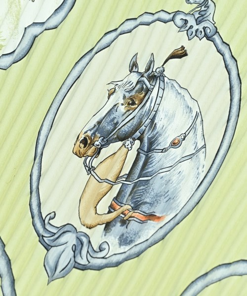 HERMES（エルメス）バンダナ・スカーフ 緑 サイズ:- レディース/2200685665114