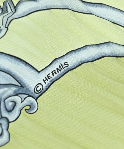 HERMES（エルメス）バンダナ・スカーフ 緑 サイズ:- レディース/2200685665114