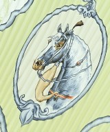 HERMES（エルメス）バンダナ・スカーフ 緑 サイズ:- レディース/2200685665114