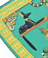 HERMES（エルメス）バンダナ・スカーフ 緑 サイズ:45 レディース/2200685665152