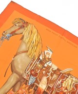 HERMES（エルメス）バンダナ・スカーフ オレンジ サイズ:90 レディース/2200682369251