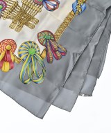 HERMES（エルメス）バンダナ・スカーフ グレー サイズ:90 レディース/2200682369312