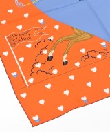 HERMES（エルメス）バンダナ・スカーフ オレンジ サイズ:70 レディース/2200682369367