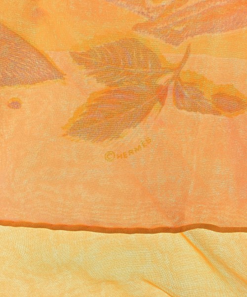 HERMES（エルメス）バンダナ・スカーフ オレンジ サイズ:70 レディース/2200682369381