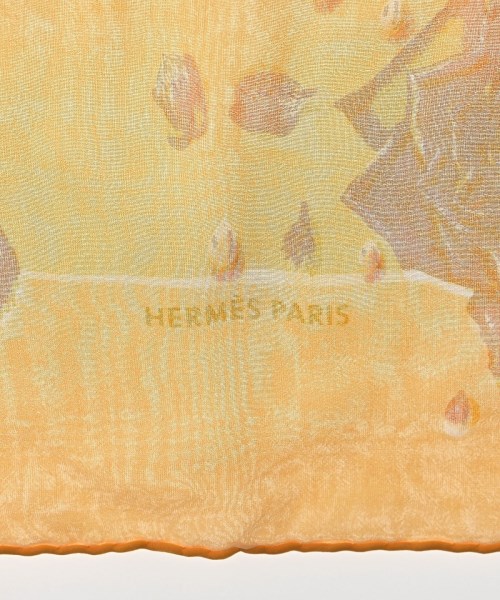 HERMES（エルメス）バンダナ・スカーフ オレンジ サイズ:70 レディース/2200682369381