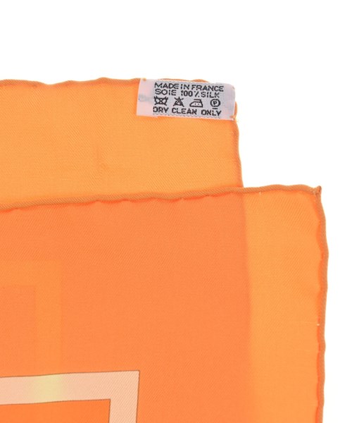 HERMES（エルメス）バンダナ・スカーフ オレンジ サイズ:90 レディース/2200682369473