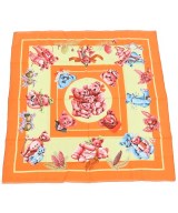 HERMES（エルメス）バンダナ・スカーフ オレンジ サイズ:90 レディース/2200682369473
