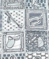 HERMES（エルメス）バンダナ・スカーフ グレー サイズ:65 レディース/2200682369626