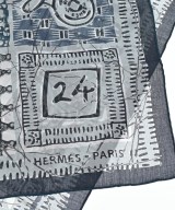 HERMES（エルメス）バンダナ・スカーフ グレー サイズ:65 レディース/2200682369626