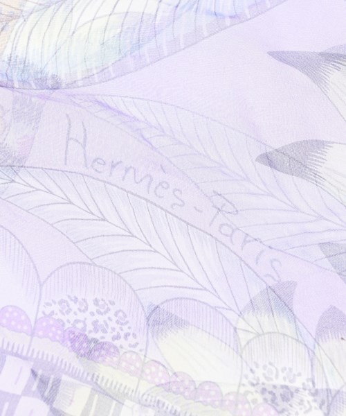 HERMES（エルメス）バンダナ・スカーフ 紫 サイズ:- レディース/2200682369640