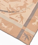 HERMES（エルメス）バンダナ・スカーフ ベージュ サイズ:45 レディース/2200682369671