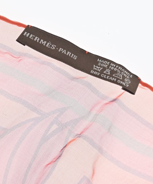 HERMES（エルメス）バンダナ・スカーフ オレンジ サイズ:- レディース/2200682369695