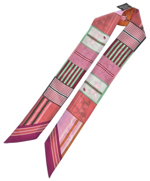 HERMES（エルメス）バンダナ・スカーフ ピンク サイズ:- レディース/2200686263067