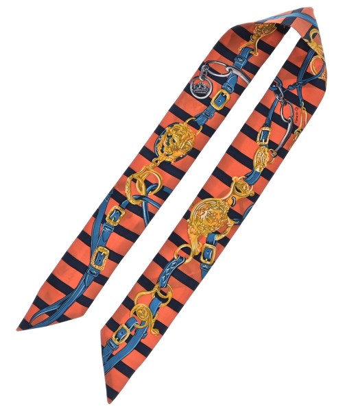 HERMES（エルメス）バンダナ・スカーフ オレンジ サイズ:- レディース/2200686263098
