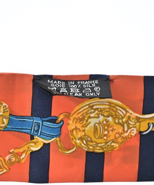 HERMES（エルメス）バンダナ・スカーフ オレンジ サイズ:- レディース/2200686263098