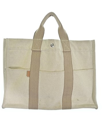 HERMES 布製トートバッグ HERMES（エルメス）トートバッグ ベージュ サイズ:- レディース