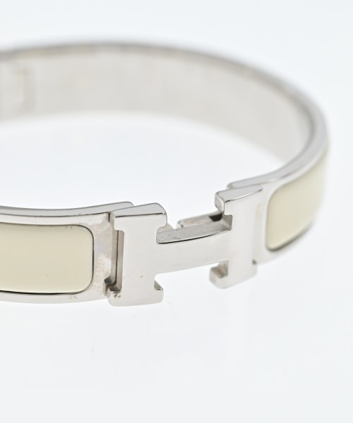 HERMES（エルメス）ブレスレット・バングル 白 サイズ:- レディース/2200688823573