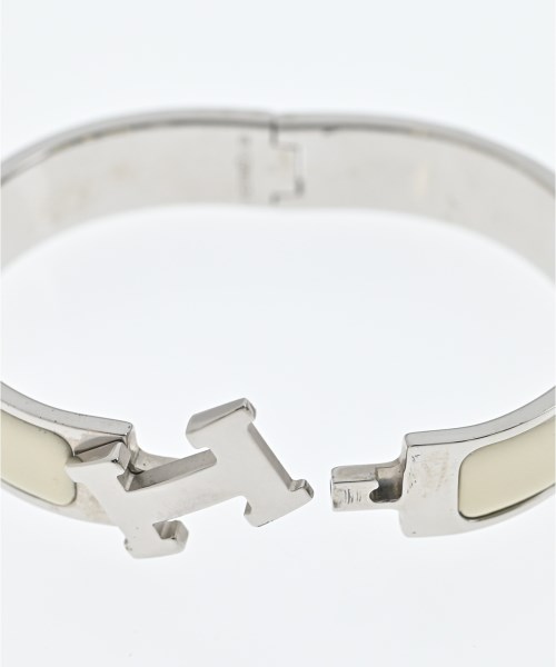 HERMES（エルメス）ブレスレット・バングル 白 サイズ:- レディース/2200688823573